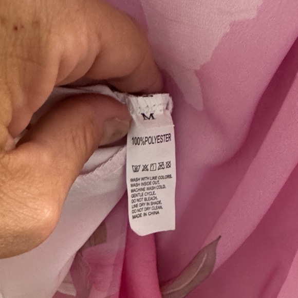 Pink Floral Ruffle Strap Top - Picture 2 of 16